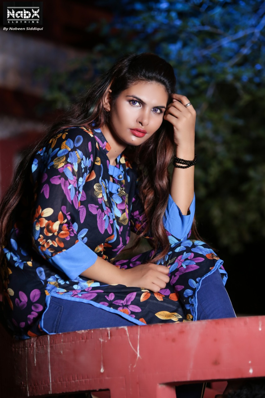Light Shaded Flory Print - Nabx011