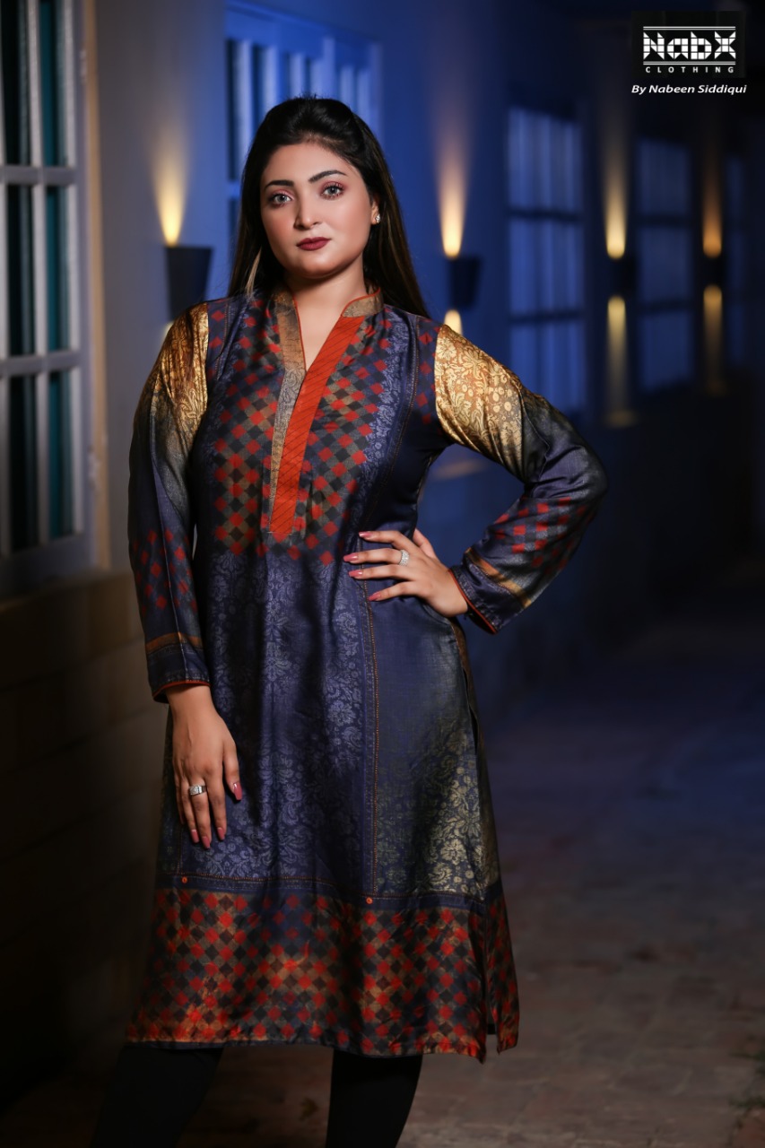 Classic Long Kurta - Nabx015